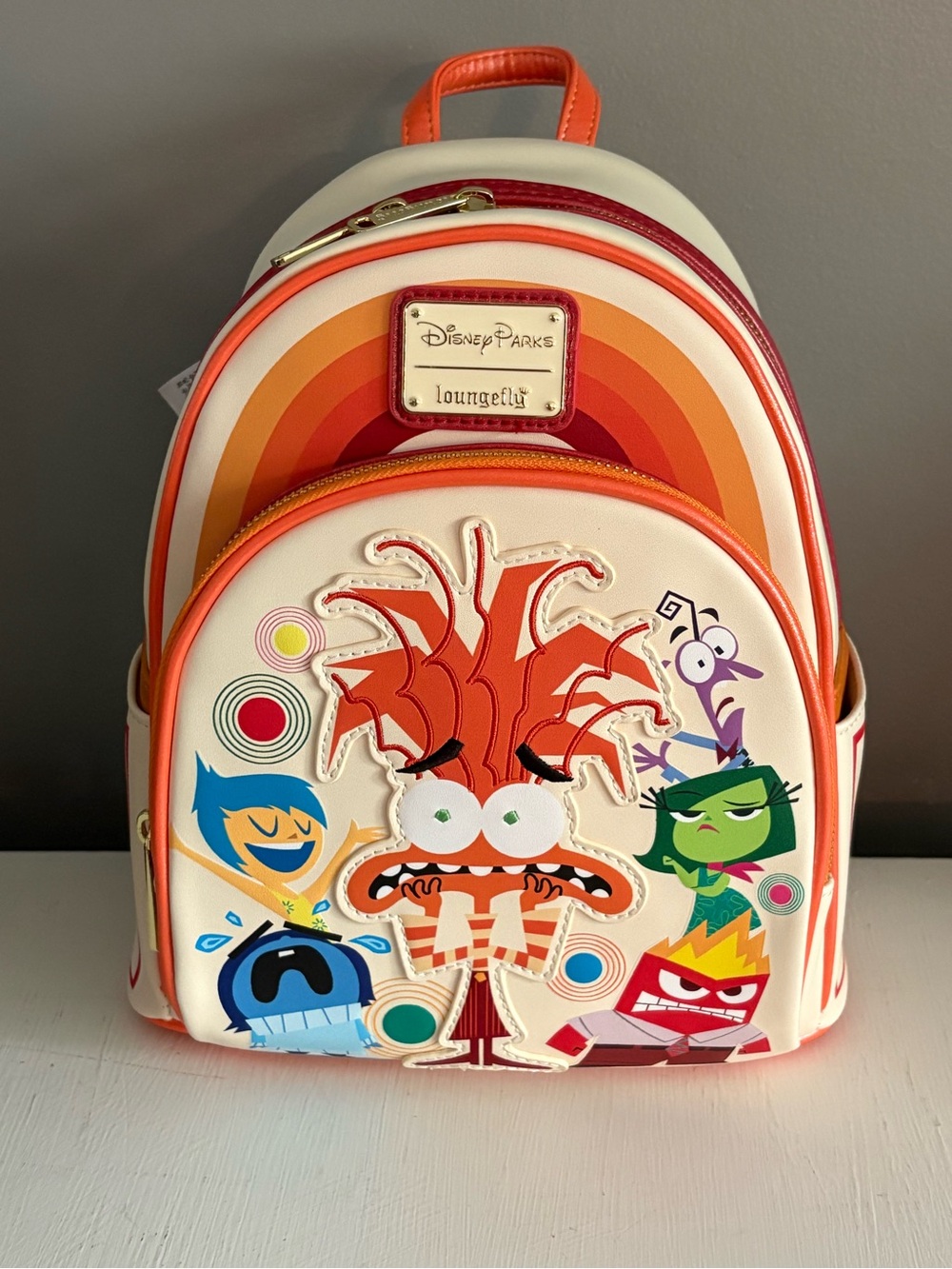 Disney Parks x Loungefly Inside Out 2 "Anxiety & Emotions" Mini Backpack